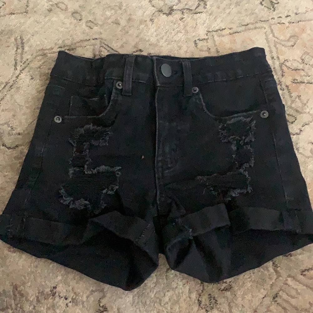 AERO High Rise Midi jean short